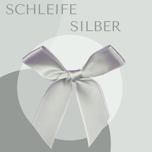 5 Schleifen Groß Silber