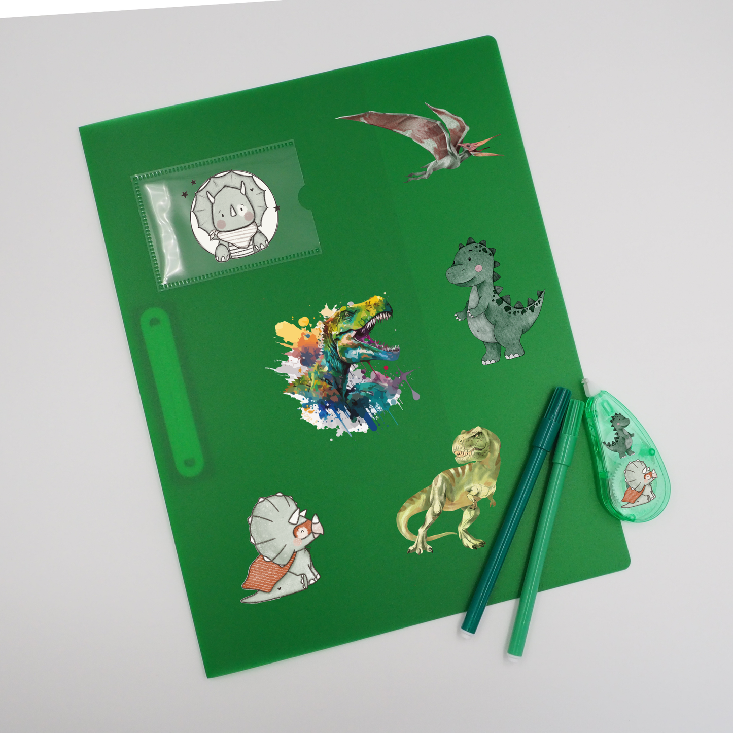 Dino Rub-On Sticker Set