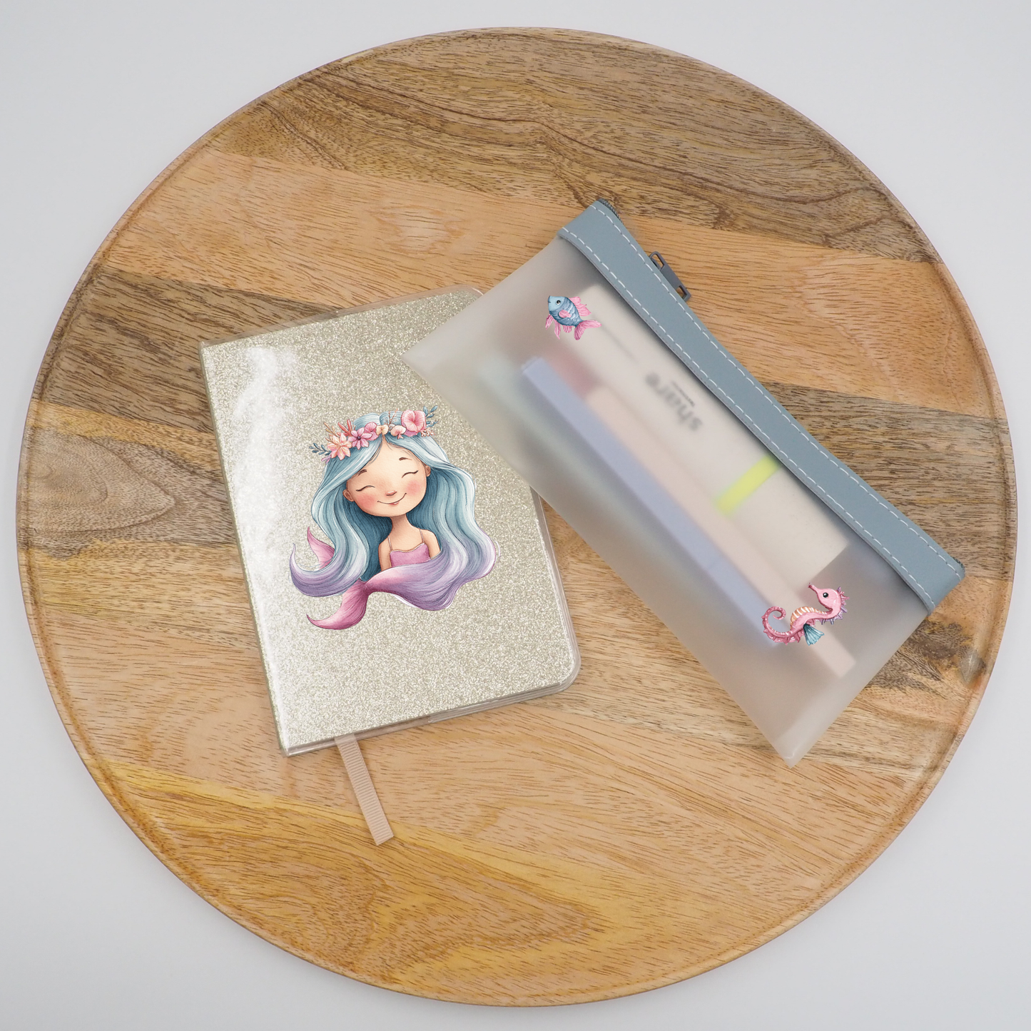 Meerjungfrau Rub-On Sticker Set