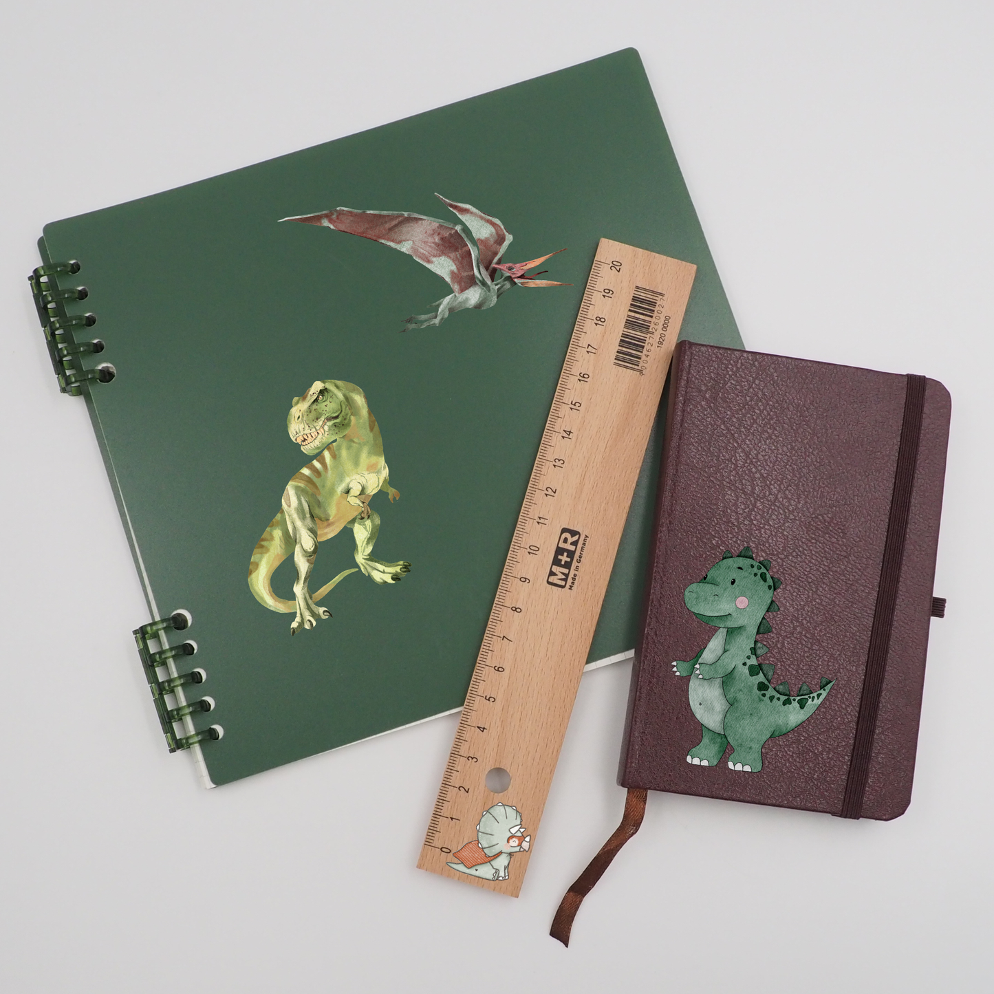 Dino Rub-On Sticker Set