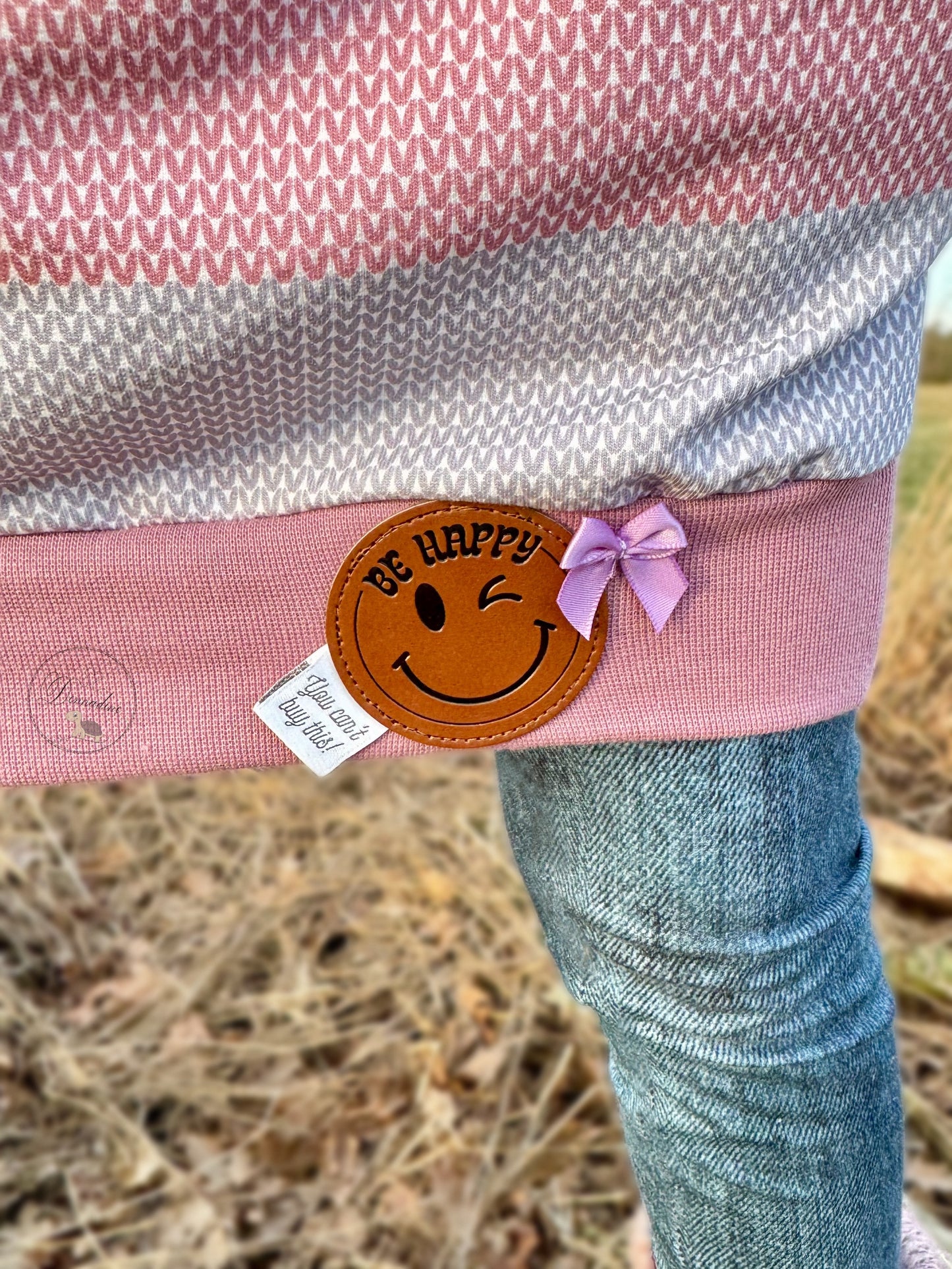 Be happy Smiley Label Eigenproduktion