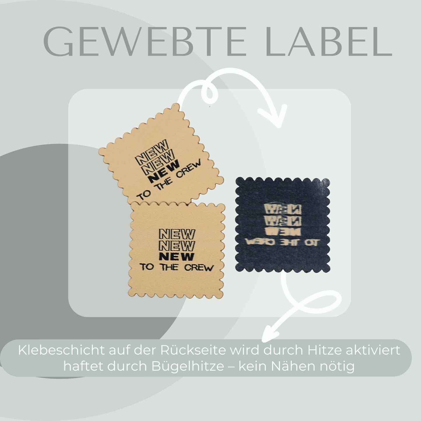 "New to the crew" Label gewebt Eigenproduktion