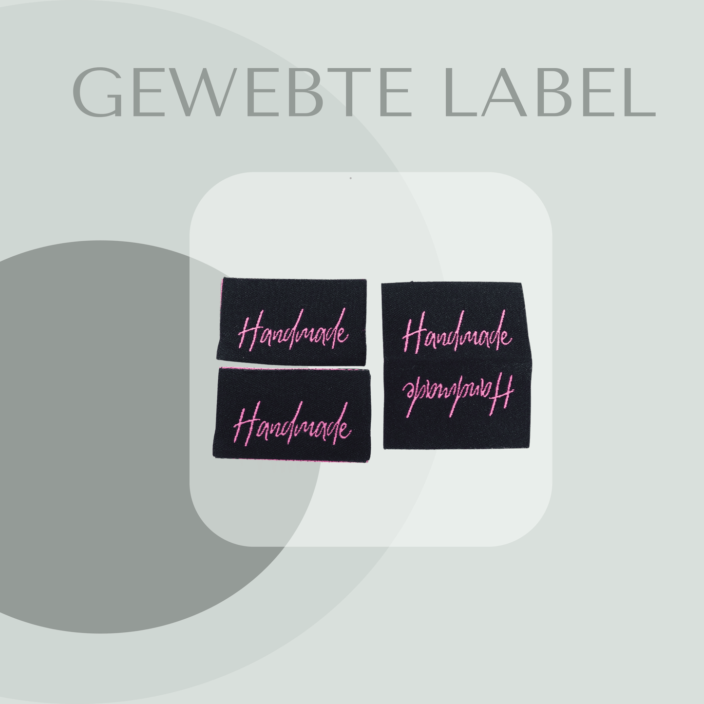 Handmade Set 35 Stück  Gewebte Label Paket