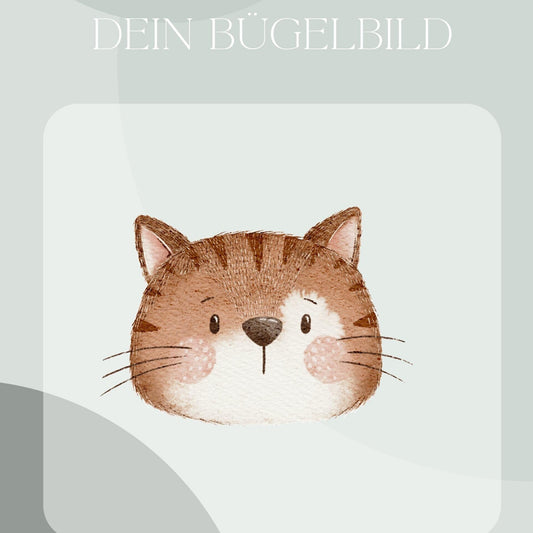 Katze, Bügelbild