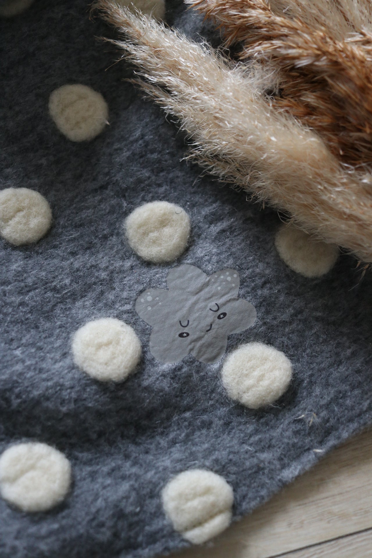 Wolke Reflektor-Bügel Label Bügellabel Eigenproduktion