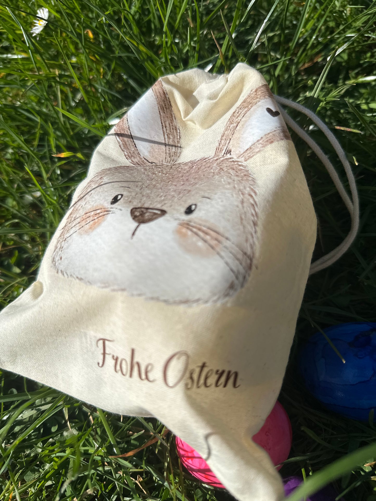Hase Bügel-Bild Bügelbild Eigenproduktion
