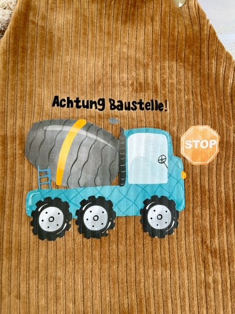 Achtung Baustelle! Bügel-Bild Set Bügelbild Eigenproduktion