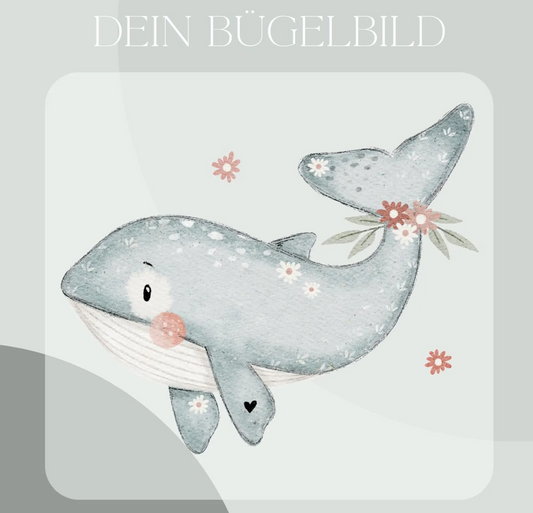 Wal, Bügelbild 