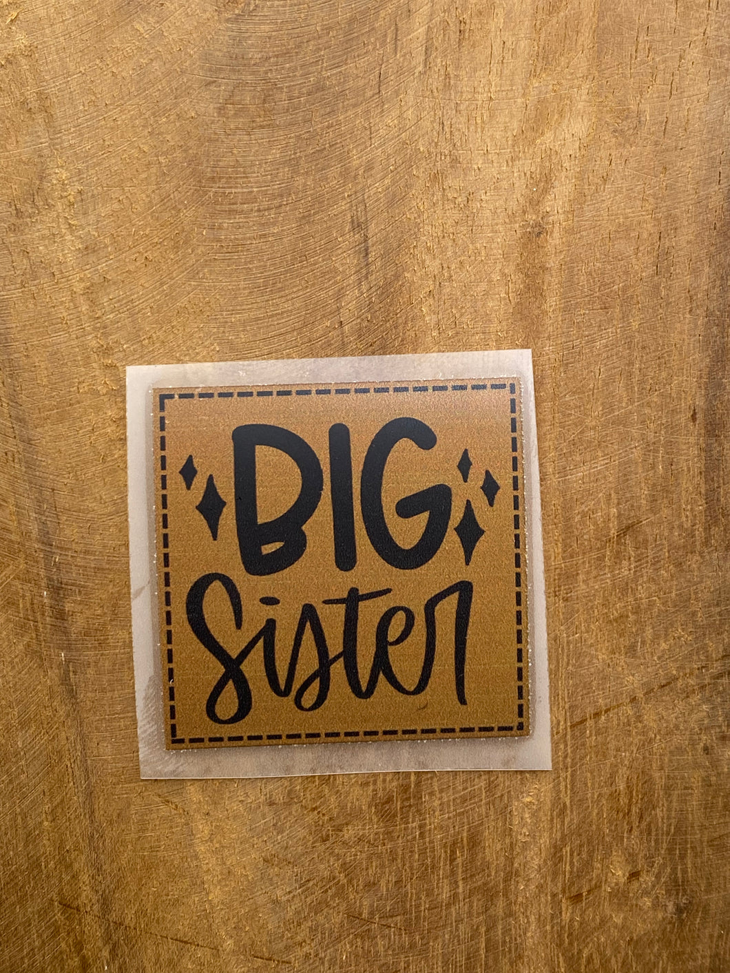Big Sister Bügel-Label Eigenproduktion