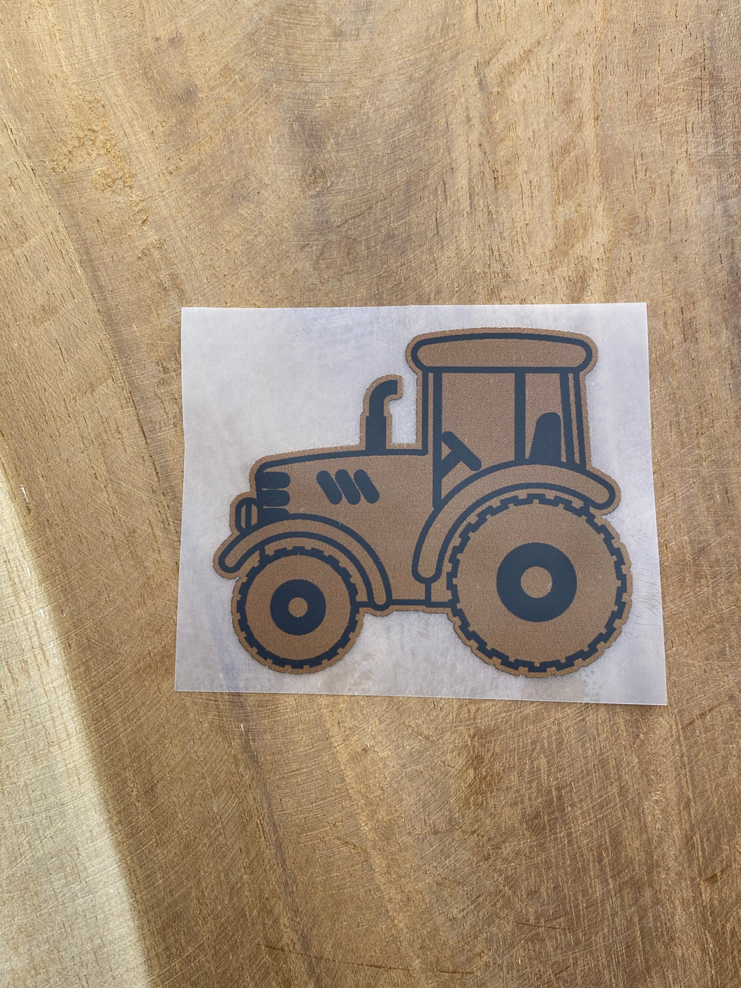 Traktor Bügel-Label Eigenproduktion