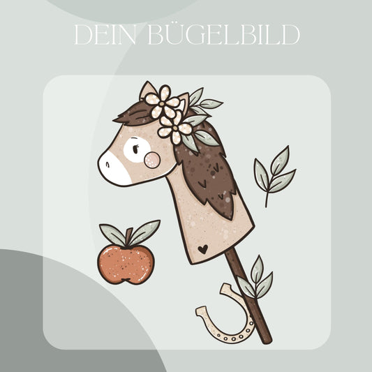 Pferd, Bügelbild 