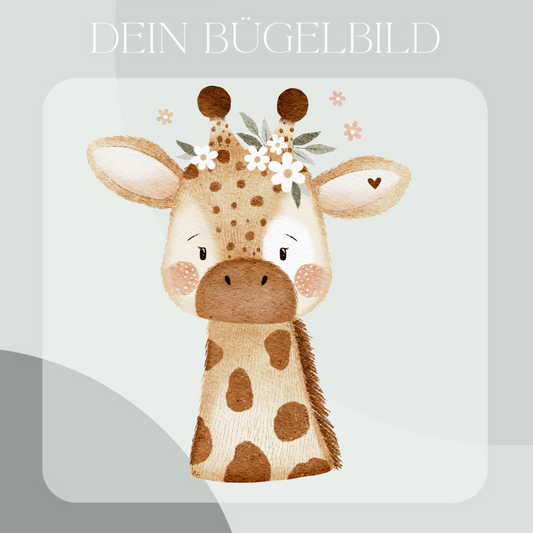 Giraffe, Bügelbild 