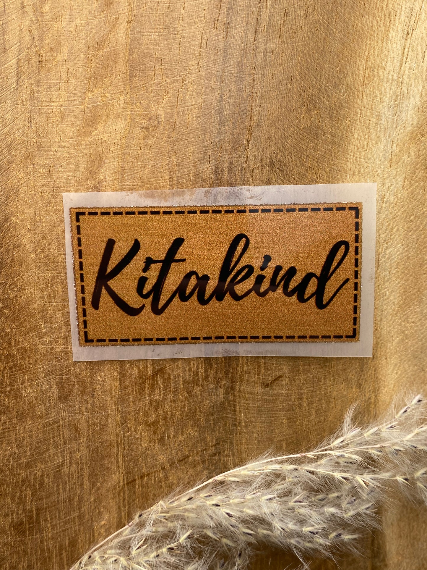 Kitakind Bügel Label Bügellabel Eigenproduktion
