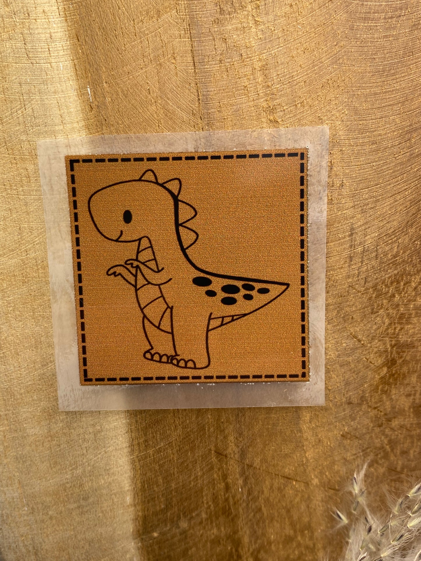 Dino Bügel Label Bügellabel Eigenproduktion