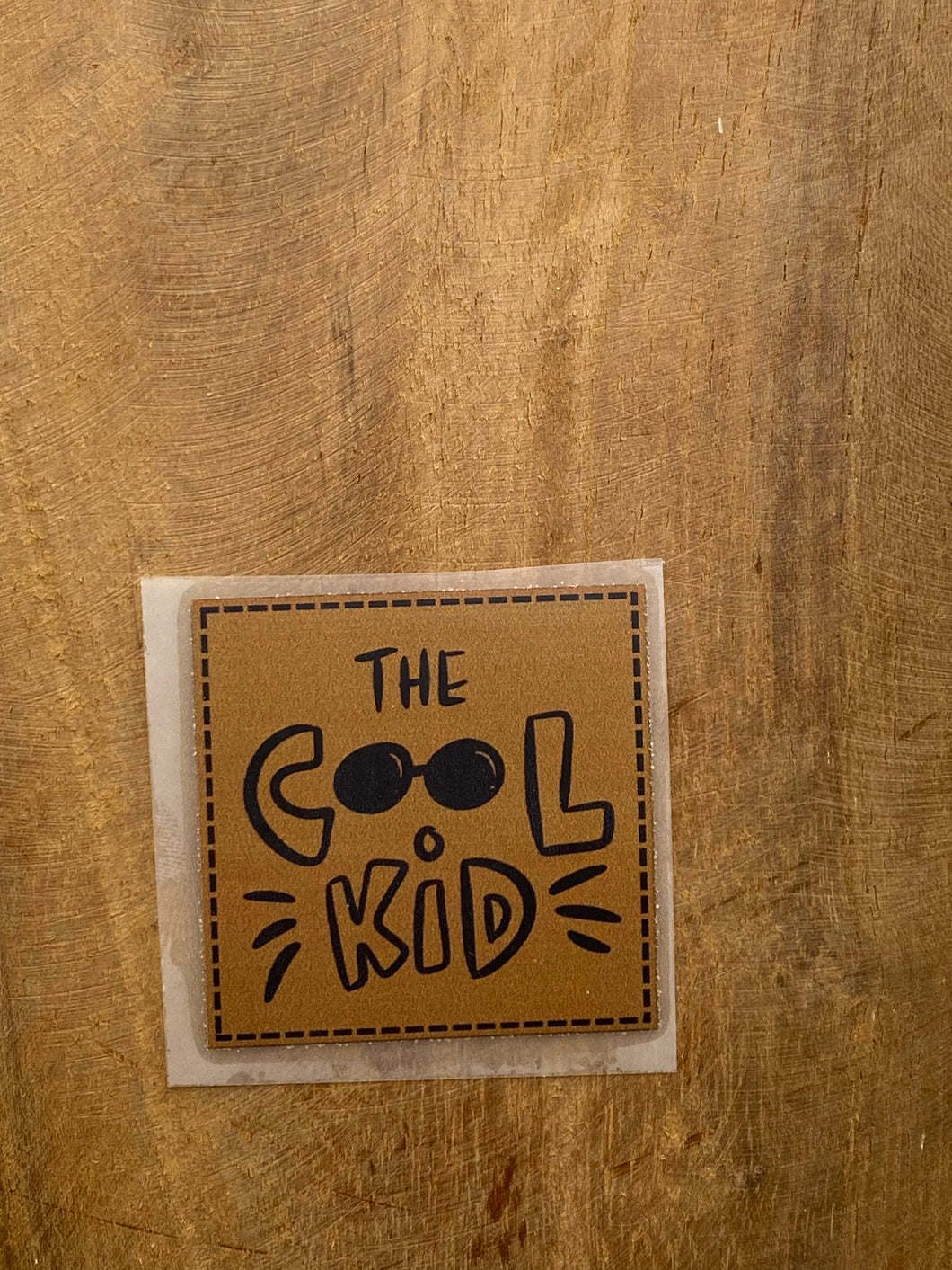 The cool Kid Bügel-Label Eigenproduktion