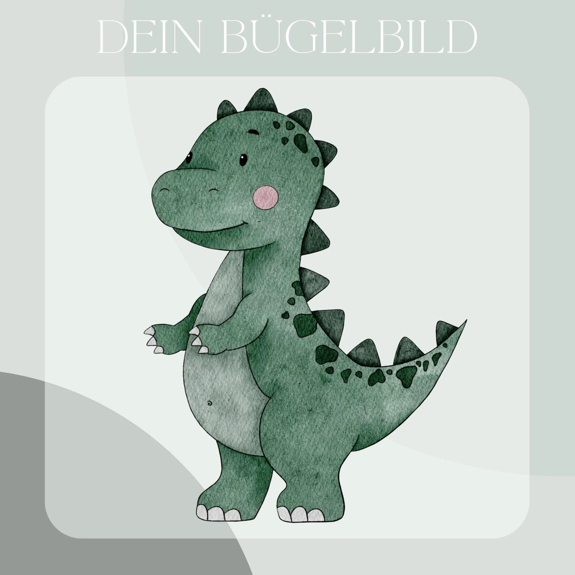 Dino, Bügelbild