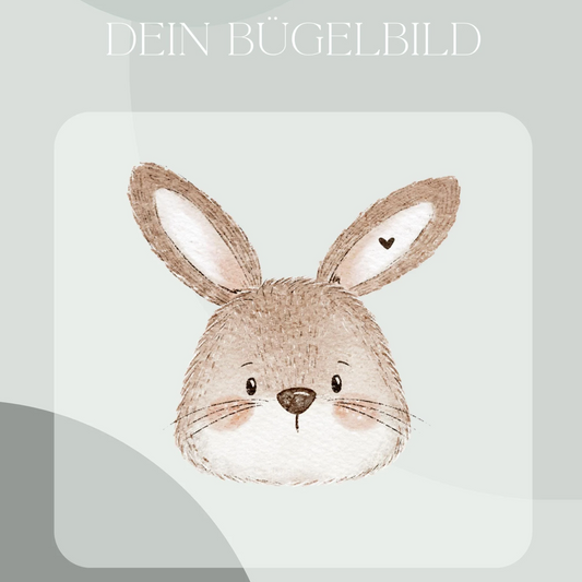 Hase, Bügelbild