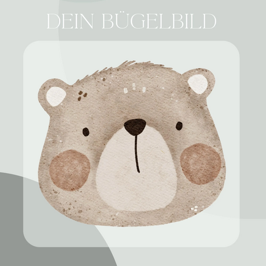 Bär Bügel-Bild Bügelbild Eigenproduktion