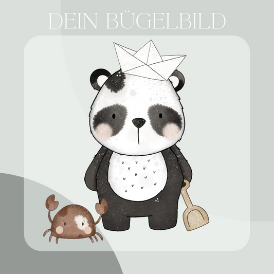 Panda, Bügelbild 