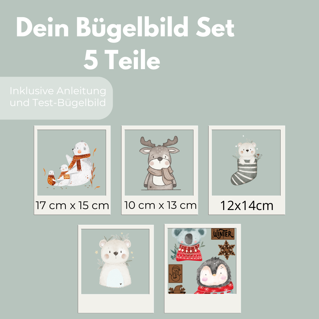 Winterglück SALE Bundle Bügelbild Eigenproduktion
