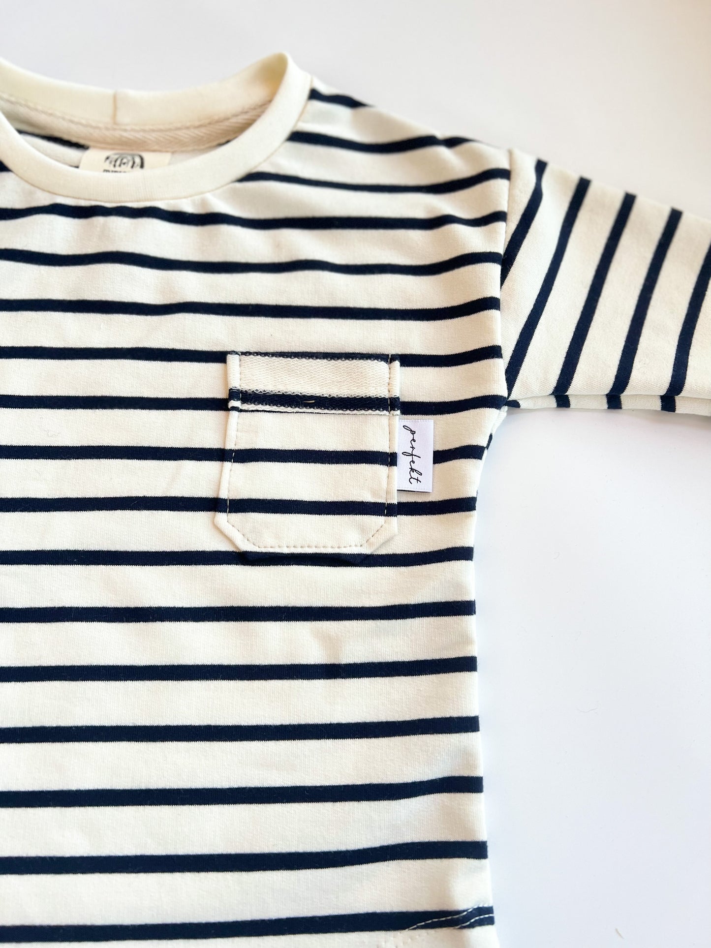 perfekt / unperfekt Web Label gewebt Eigenproduktion