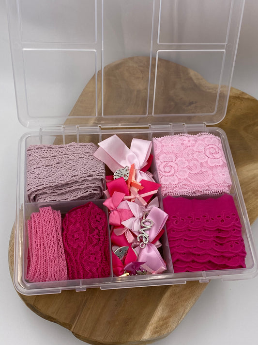 Spitzen Box Rosa