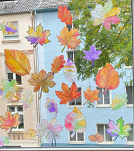 Lade das Bild in den Galerie-Viewer, Herbst Laub Blätter Vorlagen / Ausmalbild
