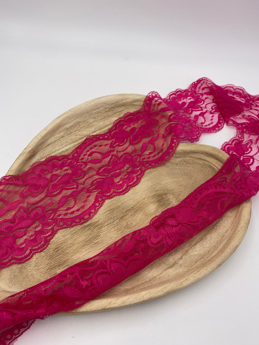 elastische Spitze 100mm fuchsia