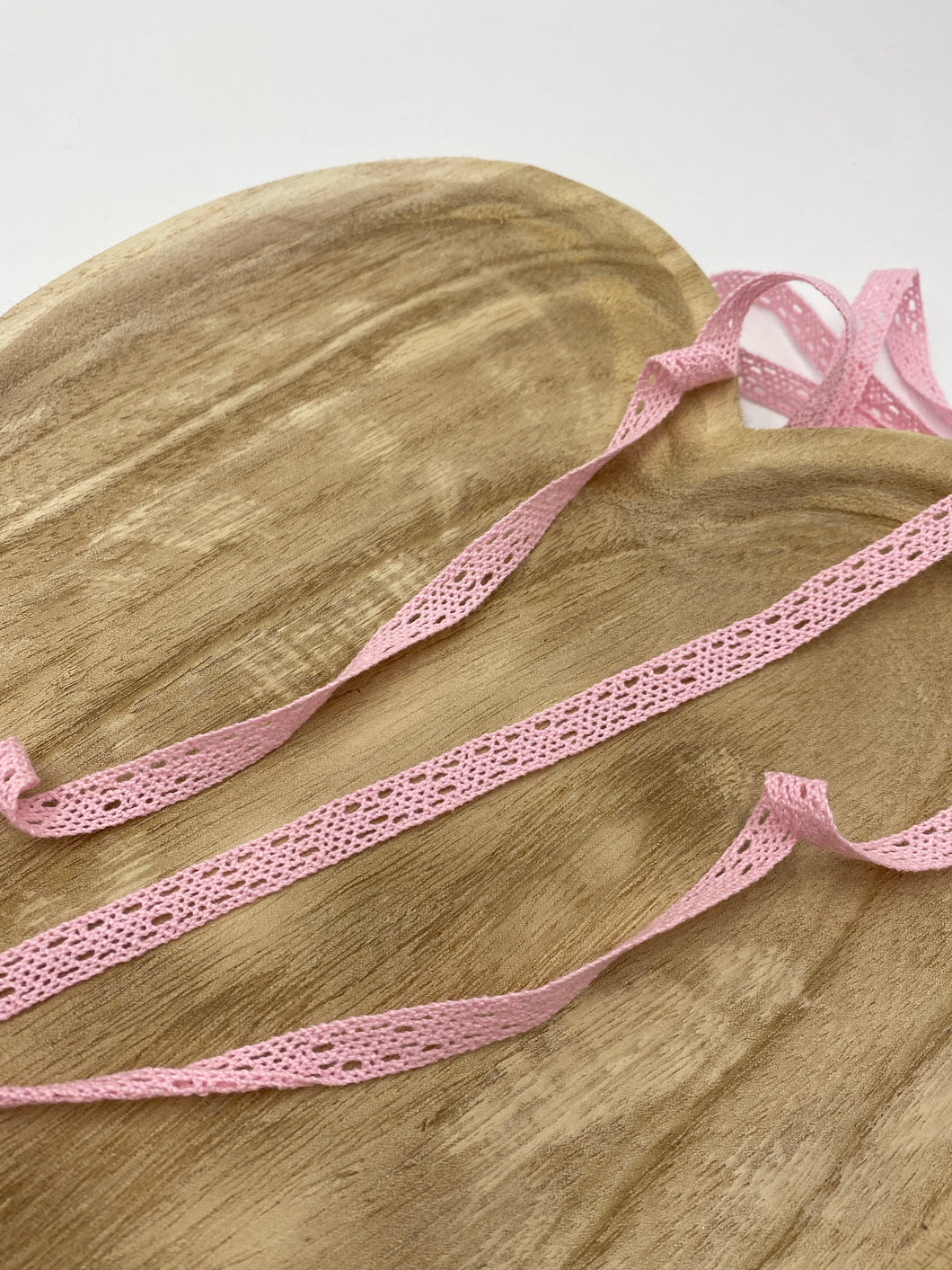 Klöppel Spitze 10mm rosa