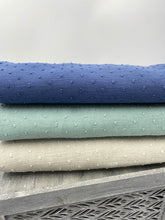 Lade das Bild in den Galerie-Viewer, Musselin Knötchen Double Gauze - Navy
