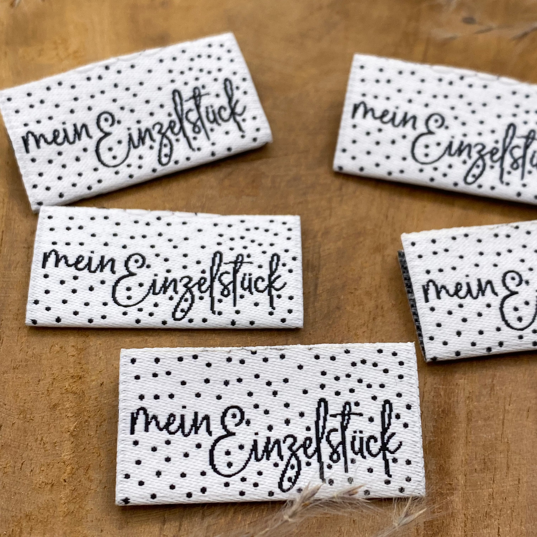 mein Einzelstück Web-Label Eigenproduktion