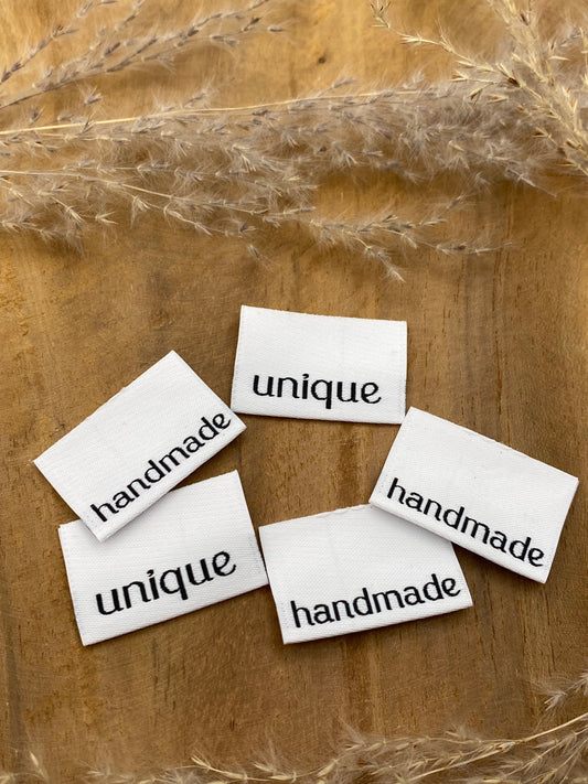Unique Web Label gewebt Eigenproduktion