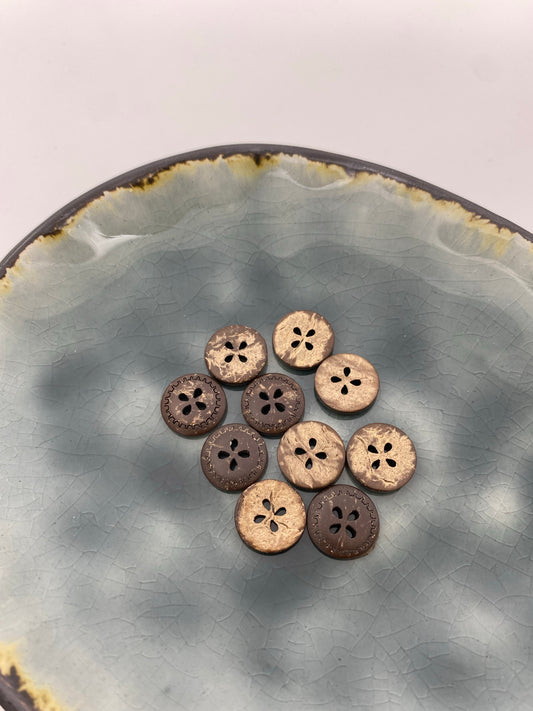 Kokosknopf Wellen 13mm - Ameloua