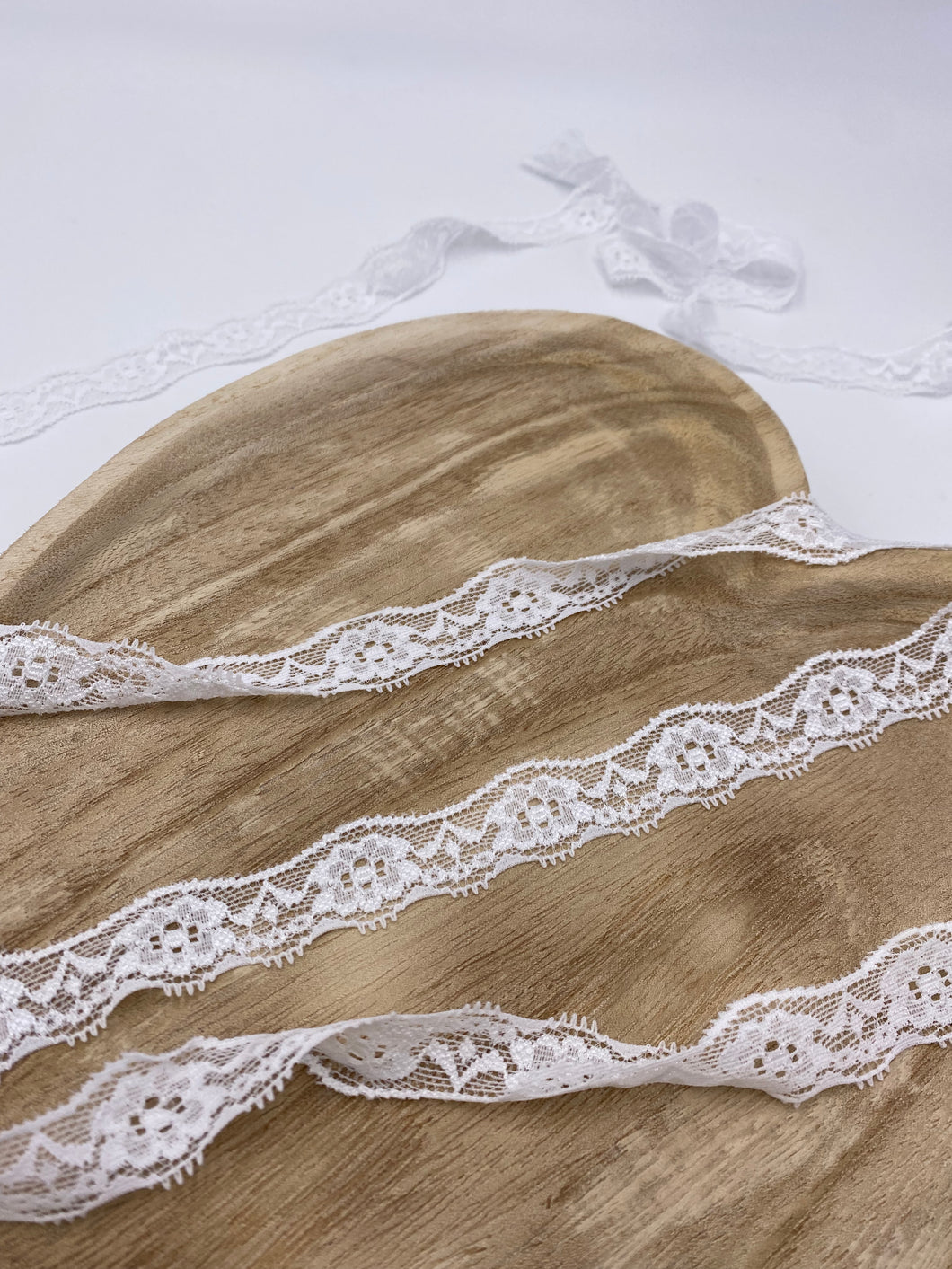 elastische Spitze 20mm weiß