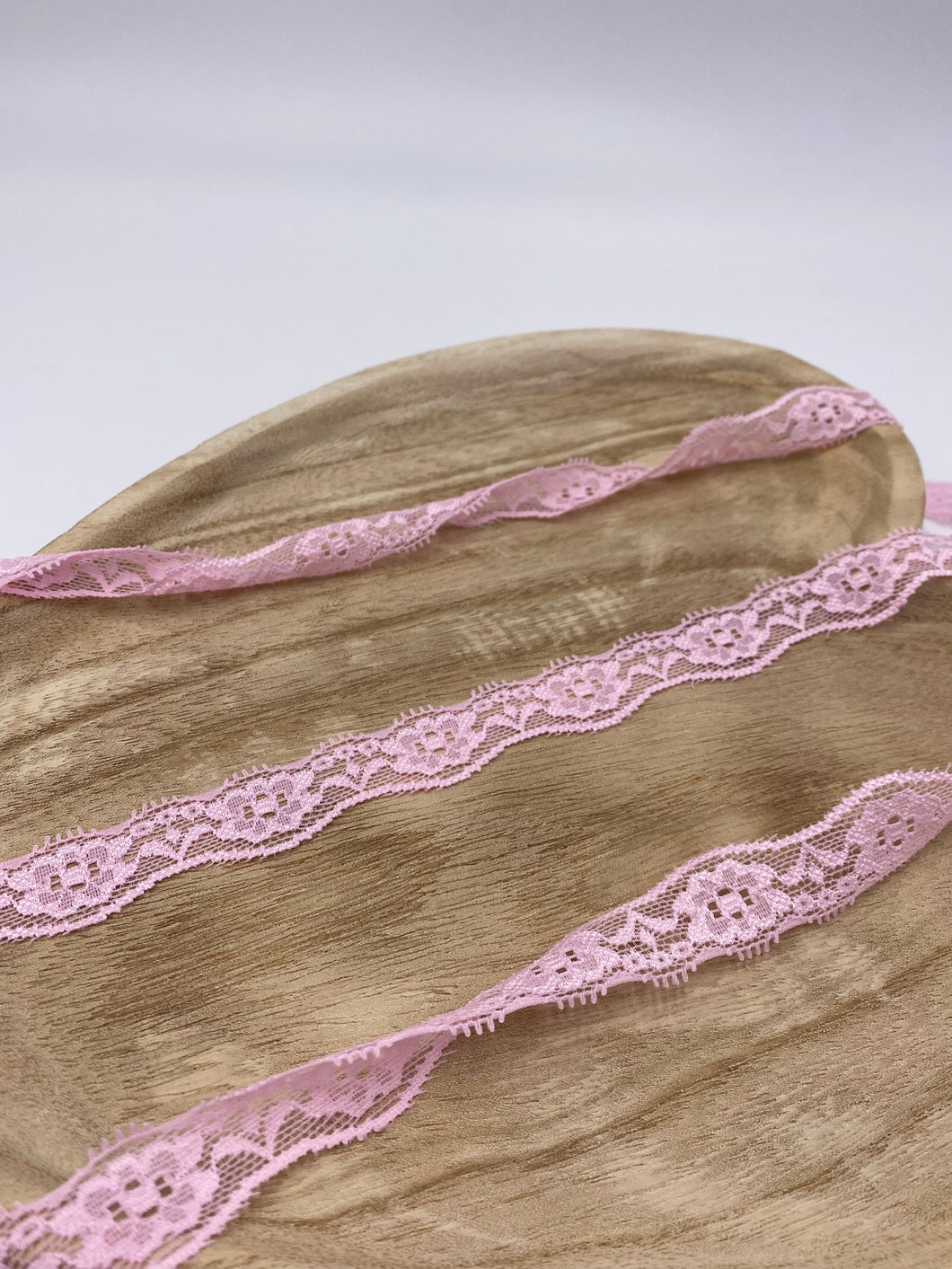 elastische Spitze 20mm rosa
