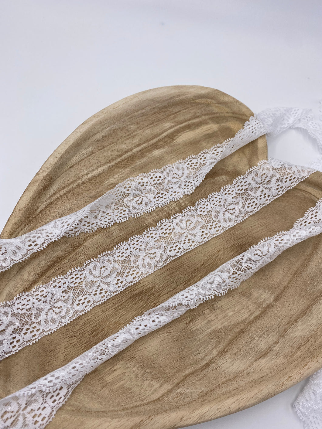 elastische Spitze 30mm weiß