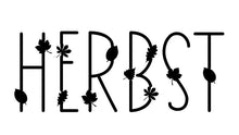 Lade das Bild in den Galerie-Viewer, Herbst Schriftzug PDF, PNG SVG transparent Vorlage / Ausmalbild / Plotterdatei
