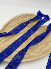 Lade das Bild in den Galerie-Viewer, elastische Spitze 30mm Cobalt Blau
