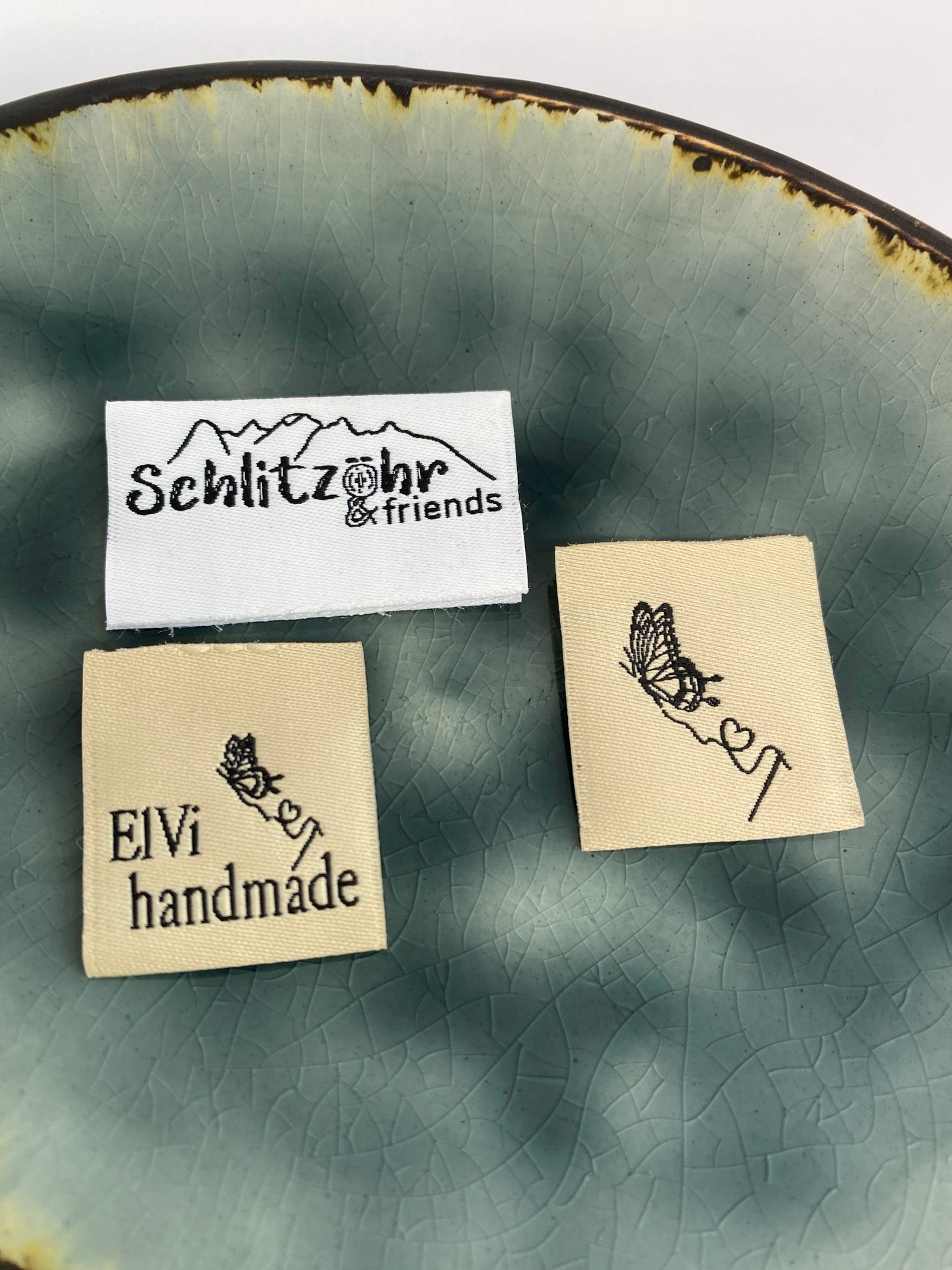 Personalisierte gewebte Label