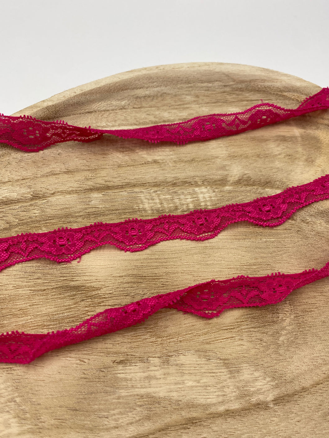 elastische Spitze 20mm Fuchsia